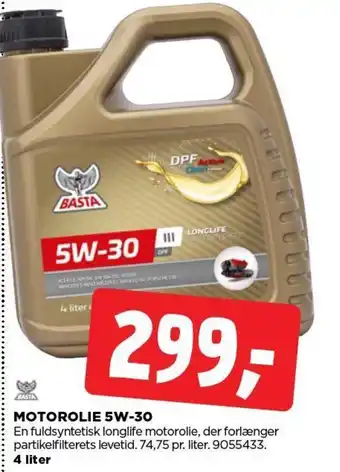 jem & fix MOTOROLIE 5W-30 tilbud