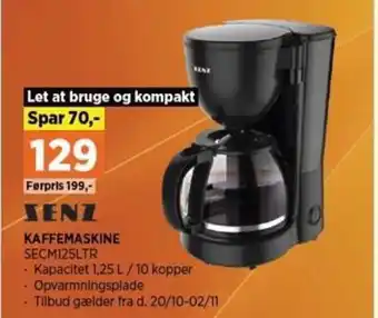 Power KAFFEMASKINE SECM125LTR tilbud