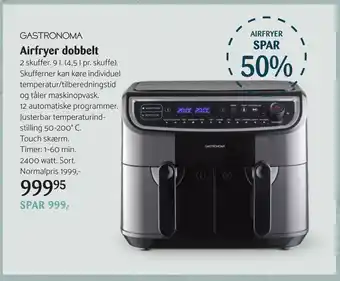 Airfryer dobbelt