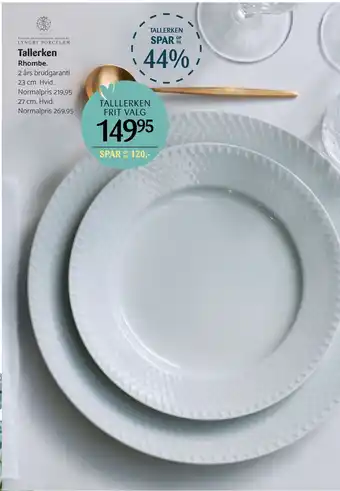 Kop & Kande Tallerken tilbud
