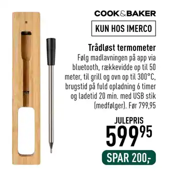 Imerco Trådløst termometer tilbud