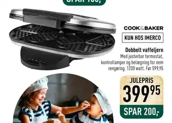 Imerco Dobbelt vaffeljern tilbud