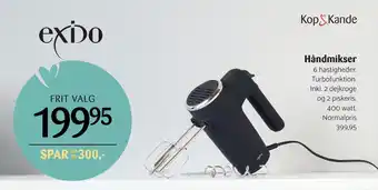 Kop & Kande Håndmikser tilbud