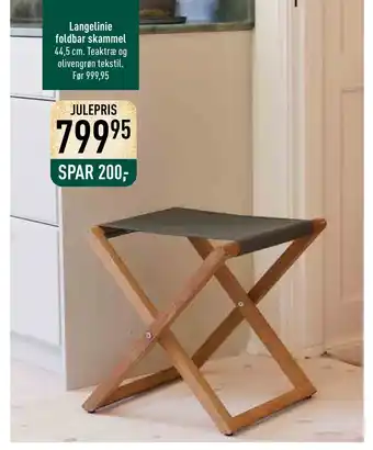 Langelinie foldbar skammel