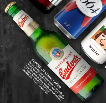 MENY Budvar original lager tilbud