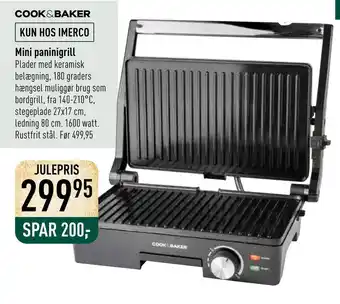 Imerco Mini paninigrill tilbud