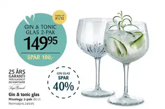 Kop & Kande Gin & tonic glas tilbud