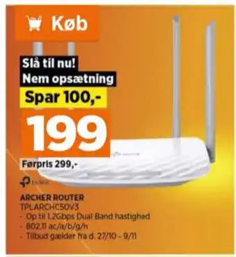 Power Tp-link router tilbud