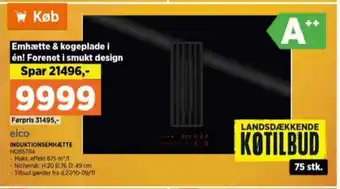 Power Eico emhætte tilbud