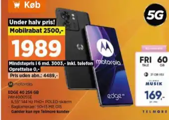 Power Edge 40 mobiltelefon tilbud