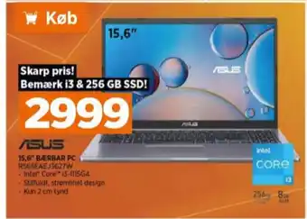 Power Asus bærbar pc tilbud