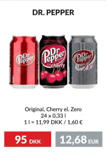 Dr. pepper cola