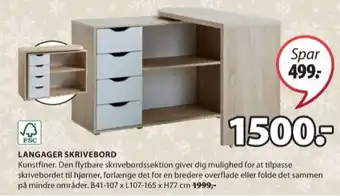 JYSK Ukendt skrivebord tilbud
