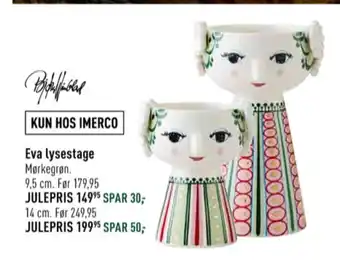 Imerco Bjørn wiinblad lysestage tilbud