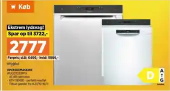 Power Whirlpool opvaskemaskine tilbud