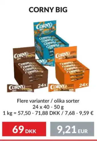 Nielsen's Discount Corny myslibar tilbud