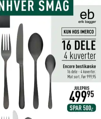 Imerco Encore bestik tilbud