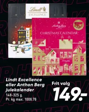 Bilka Lindt julekalender tilbud