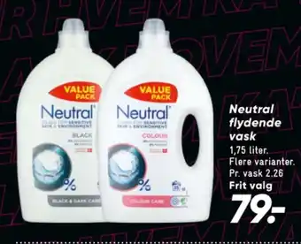 Bilka Neutral vaskemiddel-flydende tilbud