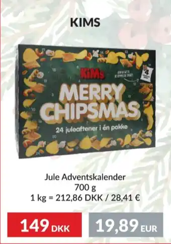 Nielsen's Discount Kims julekalender tilbud