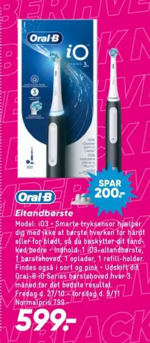 Bilka Braun oral-b eltandbørste tilbud