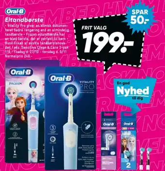 Bilka Braun oral-b eltandbørste tilbud