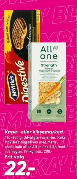 Bilka Digestive kiks tilbud