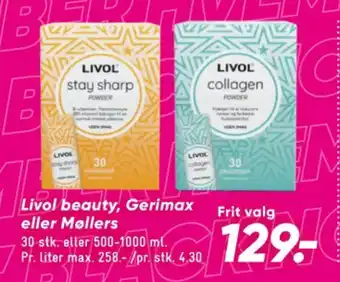 Bilka Livol kosttilskud tilbud