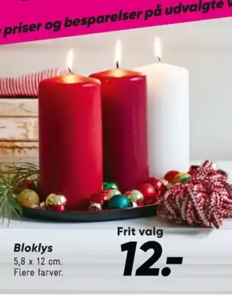Bilka Ukendt bloklys tilbud