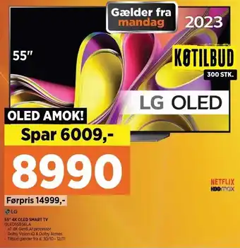 Power Lg 55 4k oled smart tv tilbud