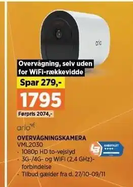 Power Overvågningskamera tilbud