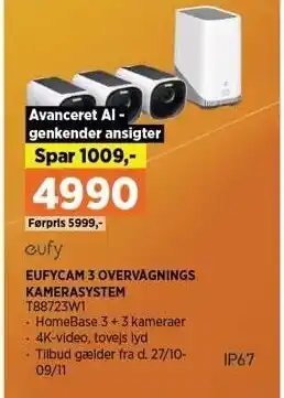 Eufycam 3 overvågnings kamerasystem