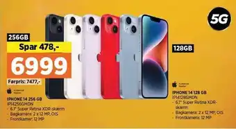 Power Iphone 14 256 gb tilbud