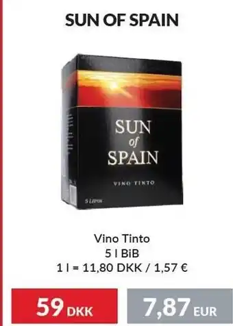 Nielsen's Discount Sun of spain vino tinto tilbud