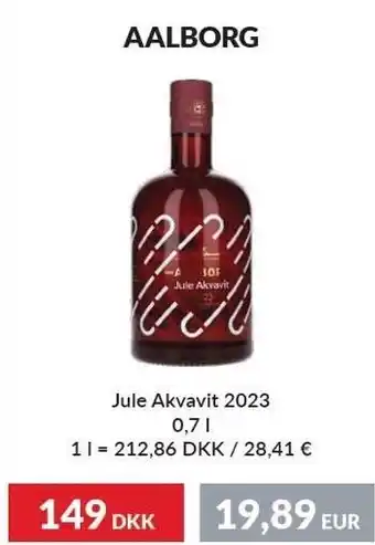 Aalborg jule akvavit 2023