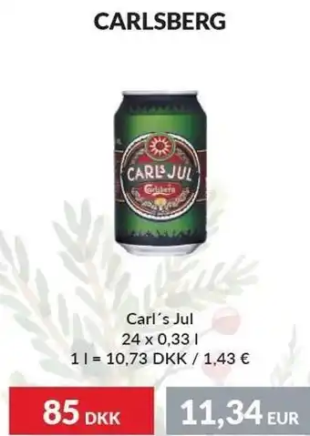 Nielsen's Discount Carlsberg carl's jul tilbud