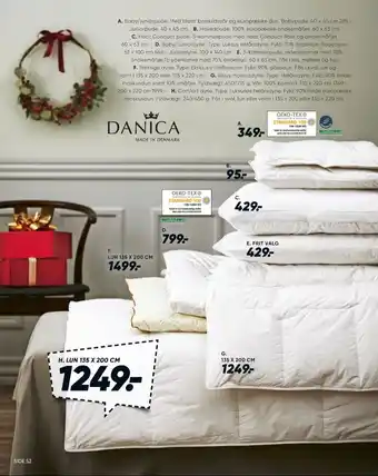 Bilka Danica hovedpude tilbud