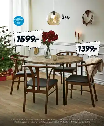Bilka Ukendt spisebord tilbud