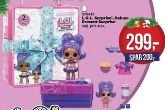 MID Hobby L.o.l. surprise!, deluxe present surprise tilbud