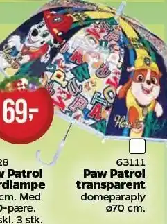 Paw patrol transparent