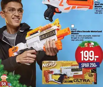 Nerf ultra dorado motorized blaster
