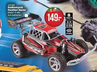 Radiostyret panther racer