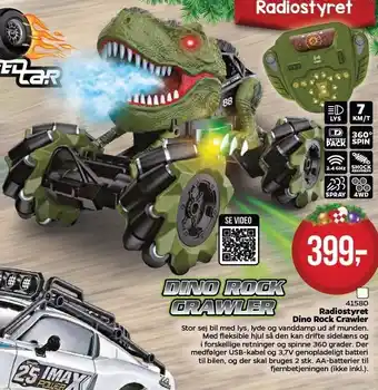 MID Hobby Radiostyret dino rock crawler tilbud
