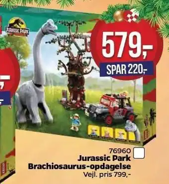 Jurassic park brachiosaurus-opdragelse