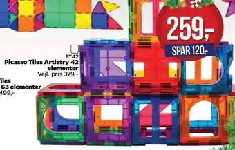 Picasso tiles artistry 42 elementer