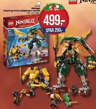 MID Hobby Ninjago lioyd og arins ninjateam-mechs tilbud