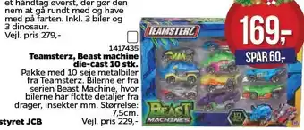 MID Hobby Teamsterz, beast machine die-cast 10 stk tilbud