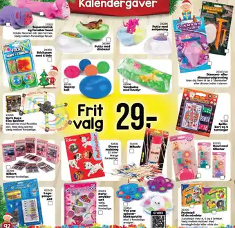 Frit valg kalendergaver