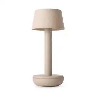 Humble two bordlampe beige linen