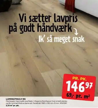 jem & fix Readyfix laminatgulv tilbud